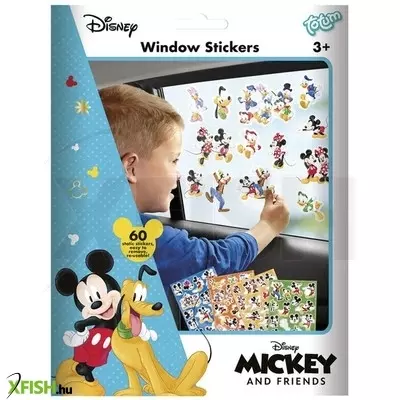 Totum mickey és barátai ablakmatrica szett