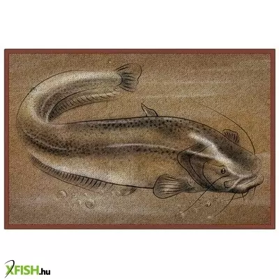 Delphin Horgász Szőnyeg Retro Harcsa