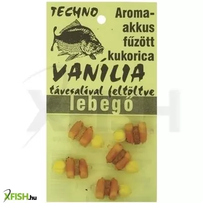 Technoplankton Fűzött Kukorica Lebegő Vanília 5Db/Csomag
