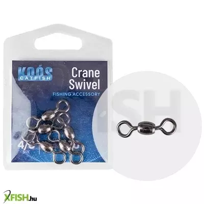 Koos Crane Harcsás Forgó 6/0 4Db/Csomag