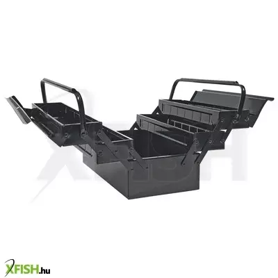 Neotools szerszámosláda, szerszámláda fém 5 rekesz, 55x20x21cm