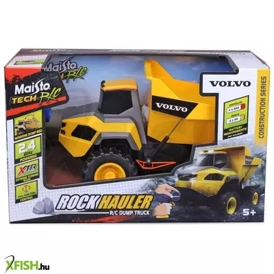 maisto tech távirányítós autó - volvo a25 kőszállító autó