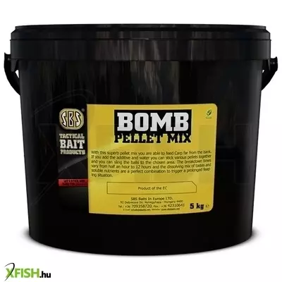 Sbs Bomb Pellet Mix 5 Kg Krill & Halibut