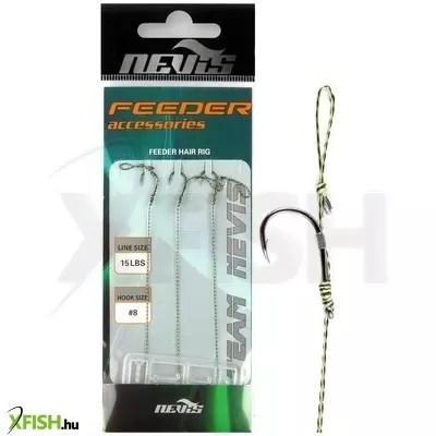 Nevis Feeder Előke Fonott Zsinóron 12-Es 3Db/Cs.