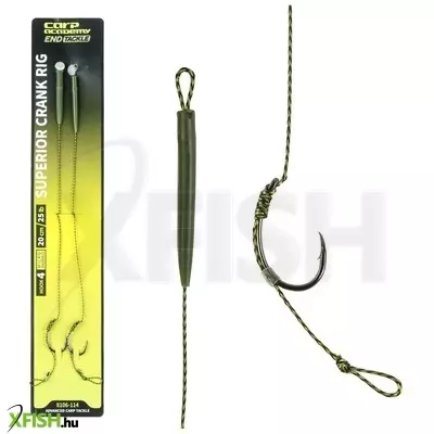 Carp Academy Crank Hook Rig Pontyozó Előke 2-es 2db/csomag