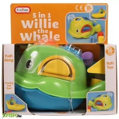 Fun time willie a bálna 5 az 1-ben bébijáték