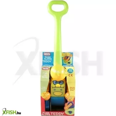 fun time sétáló mackó tolórúddal bébijáték