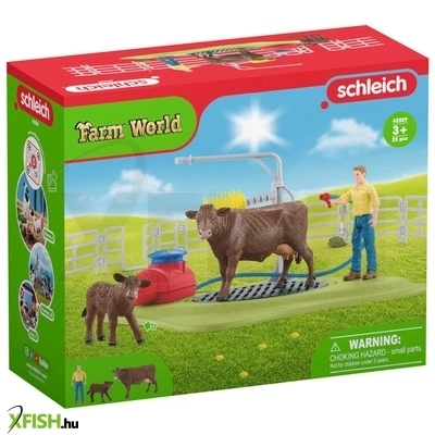 Schleich tehénmosó állomás