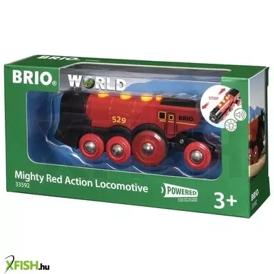 Brio nagy piros lokomotív