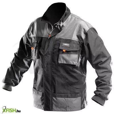 Neotools Horgász Kabát Fényvisszaverő Csíkokkal LD