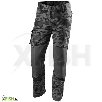 Neotools terepmintás munkásnadrág,, camo, camo urban, 60% pamut, 37% poliészter, 3% elasztán, XL