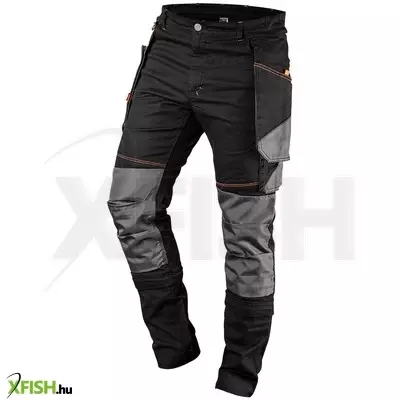 Neotools karcsúsított(slim fit), munkásnadrág, hd, 60% pamut, 37% polyester, 285 g/m2, lecsatolható szerszámzsebek, S