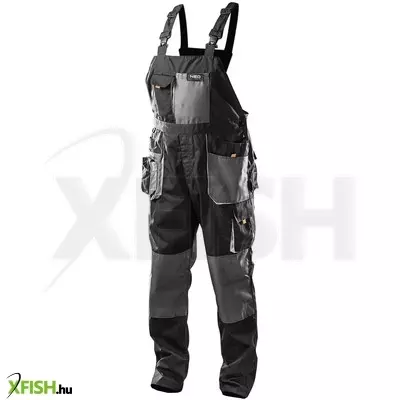 Neotools kantáros munkásnadrág, hd, xl/56 65% poliészter, 35% pamut, 267g/m2, térdprotektor zseb, fényvisszaverő, XL
