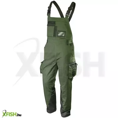 Neotools kantáros munkanadrág olíva, 60% pamut, 40% polyester, 255 g/m2, S