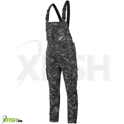 Neotools kantáros, terepmintás munkásnadrág, camo urban, 60% pamut, 37% poliészter, 3% elasztán, XXL