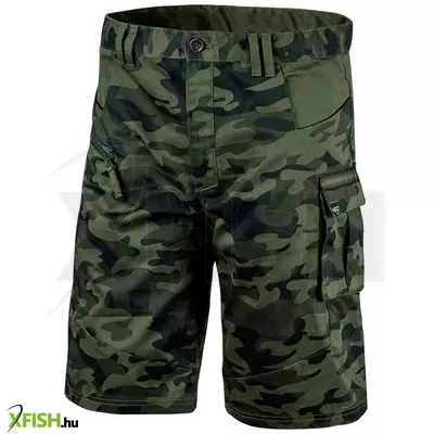 Neotools terepmintás rövid munkásnadrág, camo, 60% pamut, 40% polyester, 255 g/m2, XL