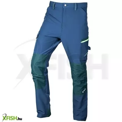 Neotools munkásnadrág, mix&match, 4 irányú sztreccs, 230g/m2, kék-zöld, S