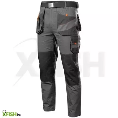 Neotools 100% Pamut Horgász Nadrág Szürke Fekete M