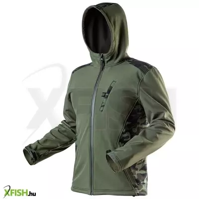 Neotools Terepmintás Softshell Horgász Kabát M