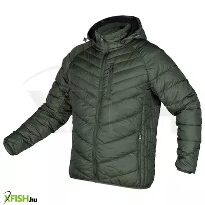 Neotools téli munkavédelmi kabát, mix&match, steppelt-szigetelt anyag, könnyű, zöld-fekete, XL