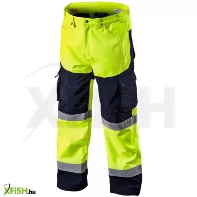 Neotools Láthatósági Softshell Horgász Nadrág Sárga M