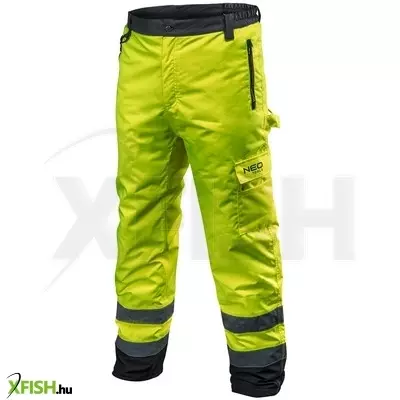 Neotools láthatósági softshell munkásnadrág, citromsárga, XL