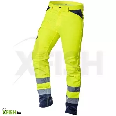 Neotools láthatósági munkásnadrág, visibility, 60% pamut, 40% polyester, 260 gsm, citromsárga, M