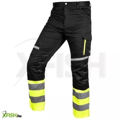 Neotools Láthatósági Horgász Nadrág Fekete Sárga L