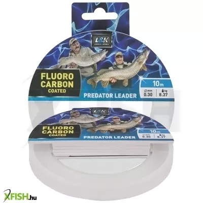 Zsinór L&K Fluorocarbon Coated Predator Leader 10M 0,30