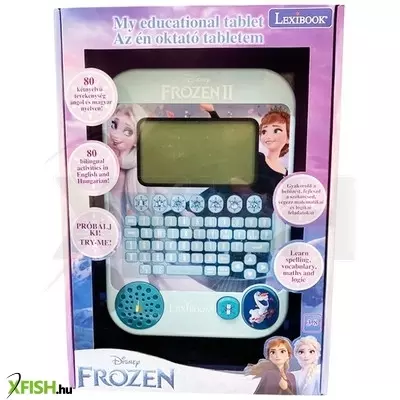 Lexibook oktató tablet jégvarázs - magyar /angol 80 feladattal