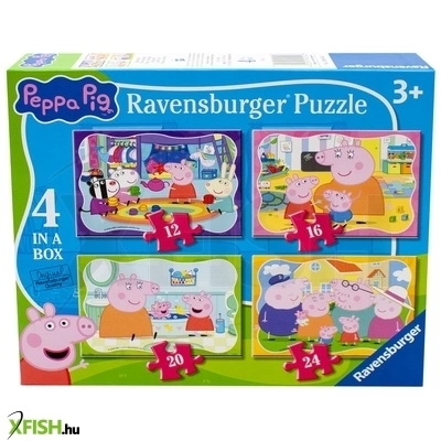 Ravensburger puzzle 4in1 - peppa malac