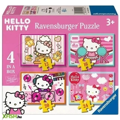 ravensburger puzzle 4in1 - hello kitty