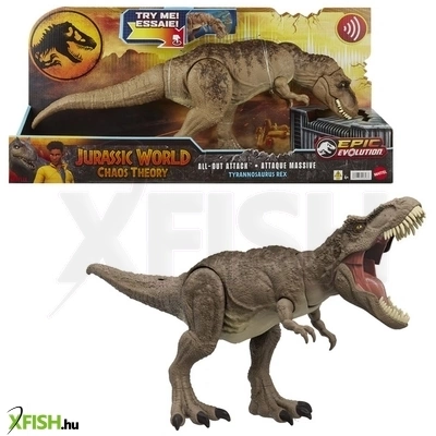 Mattel Jurassic World Kolosszális Támadó T-Rex