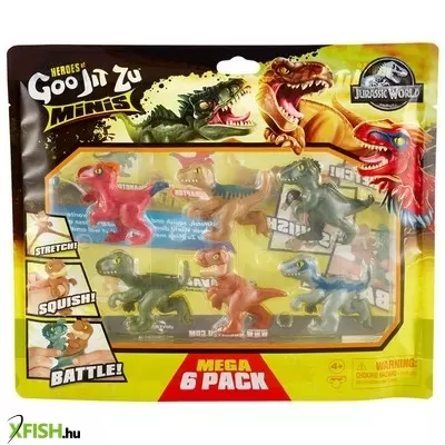 Heroes of goo jit zu jurassic world minifigura 6db