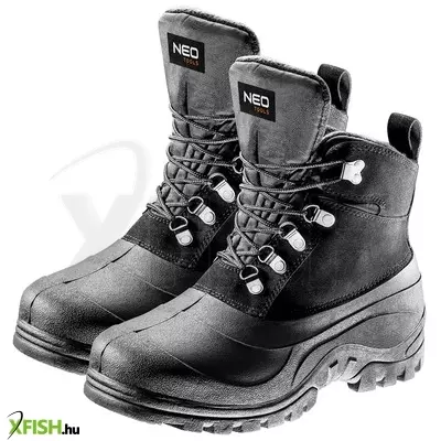 Neotools Horgász Hótaposó Bakancs Szürke Fekete 45