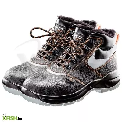 Neotools munkavédelmi bakancs, hőszigetelt, vízálló, bőr, s3src, acélbetéttel, béléssel, 43