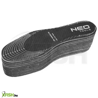 Neotools talpbetét, antibakteriális, szagsemlegesítő, univerzális méret, aktív szénnel, 10db