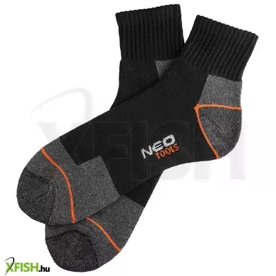 neotools munkavédelmi zokni, rövid, 70% pamut, 30% polyester, megerősített sarok, lélegző, 39-42