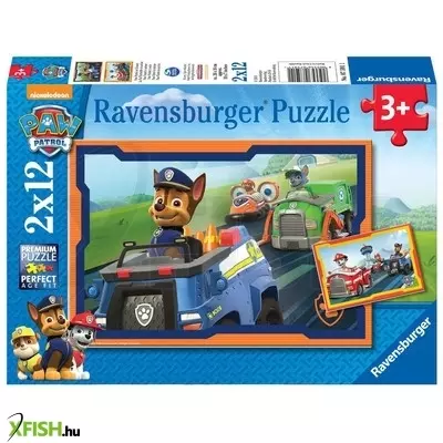 Ravensburger puzzle 2x12 db - mancs őrjárat