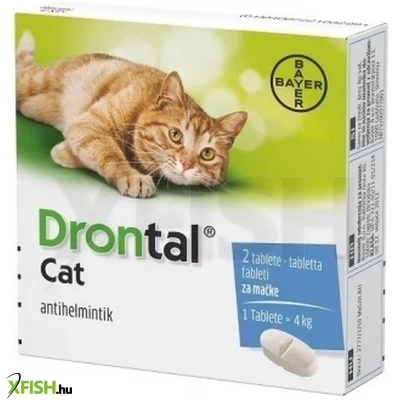 Drontal Cat Féreghajtó Tabletta Macskák Részére 2db/csomag