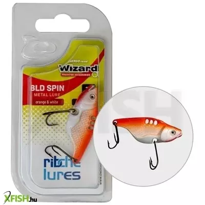 Wizard Bld Spin Bream Villantó 12Gr Orange & White Narancssárga és Fehér