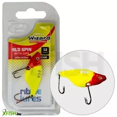 Wizard Bld Spin Bream Villantó 12Gr Yellow Red Head Sárga, Piros Fejjel