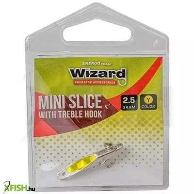 Wizard Mini Slice Támolygó Villantó Sárga S-es 2,5g 1db/csomag