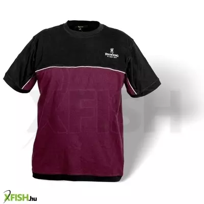 Browning XXXL T-Shirt fekete/bordó