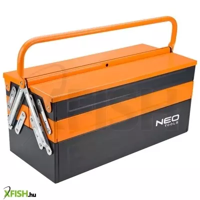 neotools szerszámosláda, szerszámláda fém, 450x235x260mm