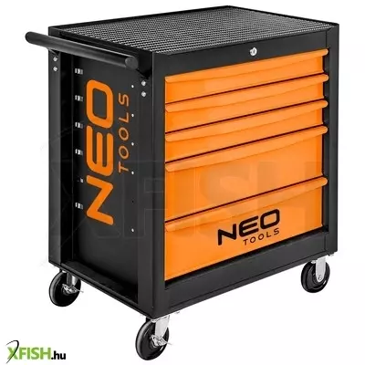 Neotools műhelykocsi, 5 fiókos, 680x460x825mm, szerszámkocsi