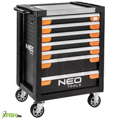 Neotools prémium műhelykocsi 7 fiókkal, 810x465x980mm, szerszámkocsi
