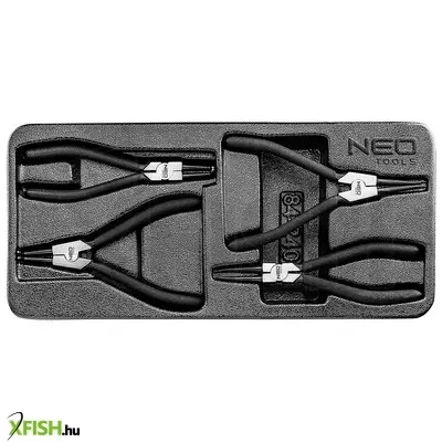 Neotools zégergyűrű fogókészlet, 4db, műhelykocsitálcával