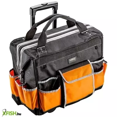 Neotools szerszámtáska gurulós, kívül11 zseb, belül6 zseb