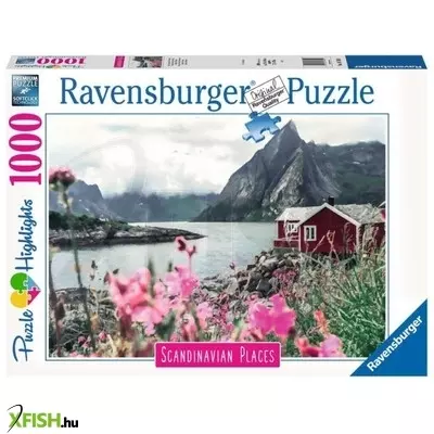 Ravensburger puzzle 1000 db - reine, lofoten, norvégia